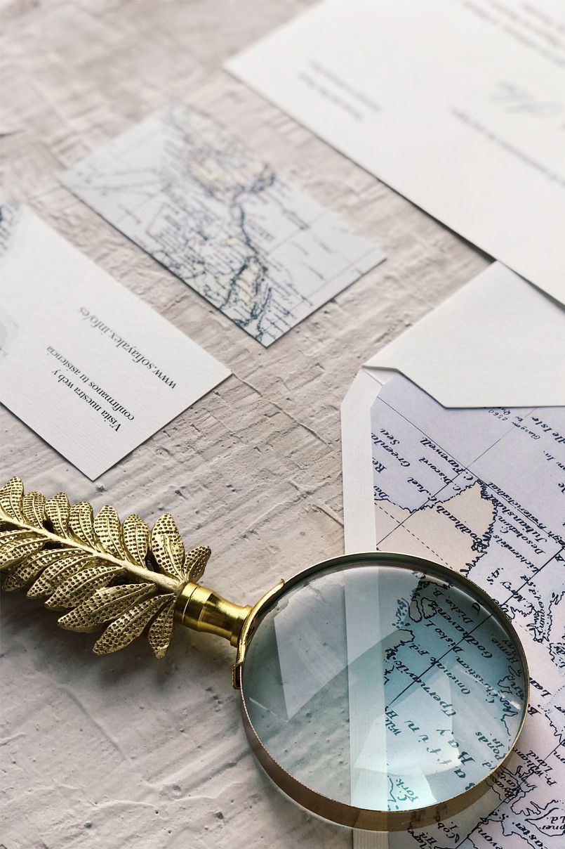 Tarjetas de boda Marmarina